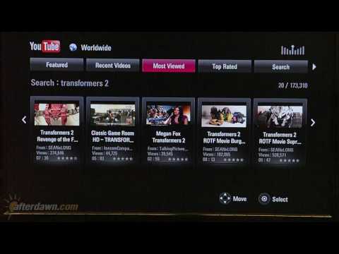 LG BD390 Blu-ray player review - Embedded Youtube browser