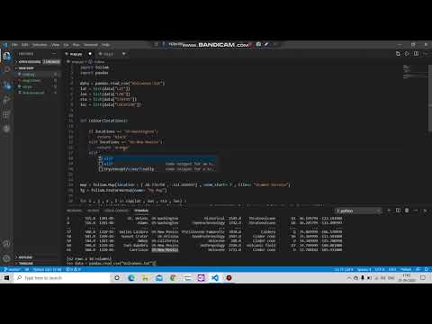How to create map with folium Part 6  | Python to AI ML and Data Science | Code with Lakshit #62