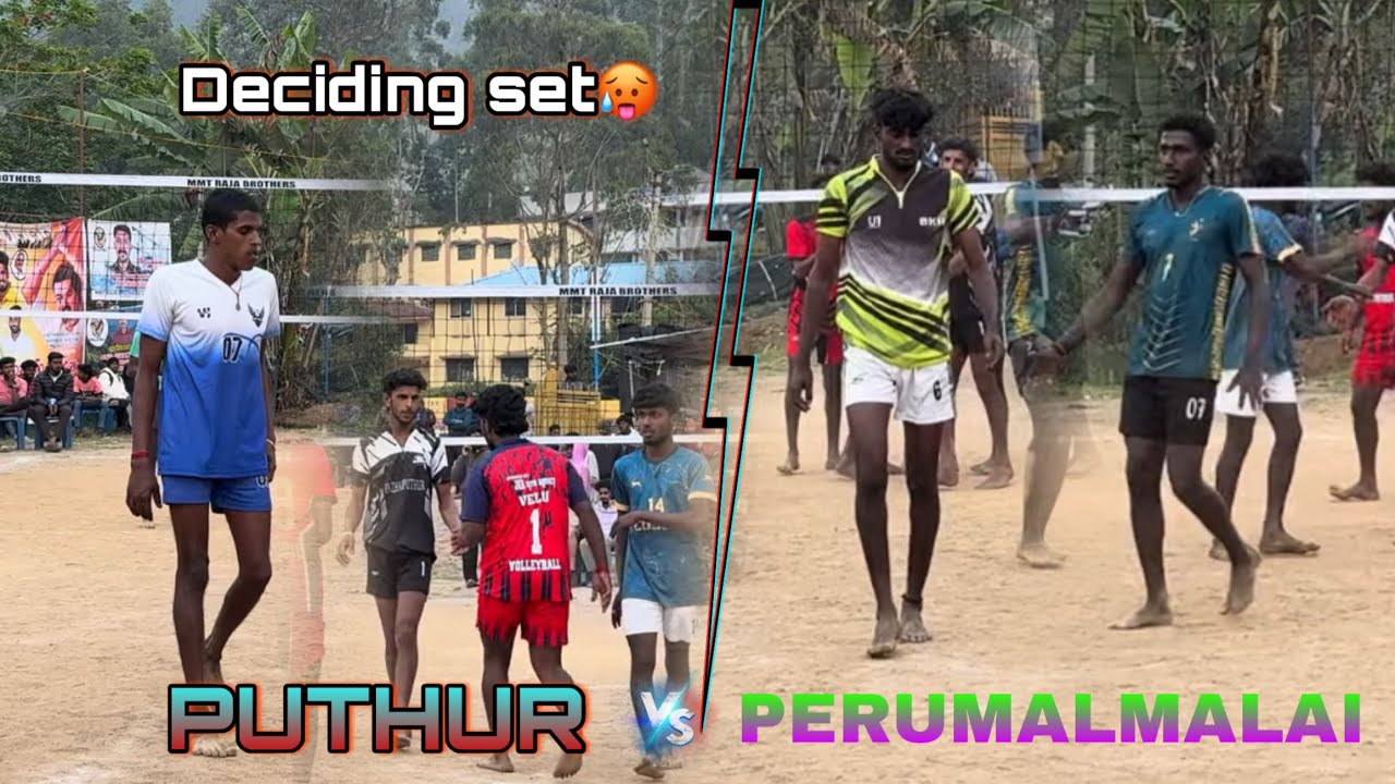 Deciding set🤯Puthur vs Perumalmalai🥵Amazing match💥#sportsviral #volleyball #libero #sports #trending