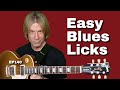 Simple licks to play over a 1 4 5 blues progression