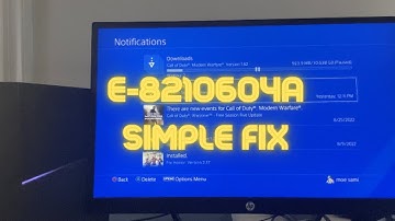 Fix PS4 Error Code E-8210604A - (2023!)