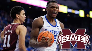 Oscar Tshiebwe Highlights vs Mississippi State (1/25/2022)