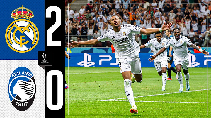 RESUMEN | Real Madrid 2-0 Atalanta | Supercopa de Europa 2024