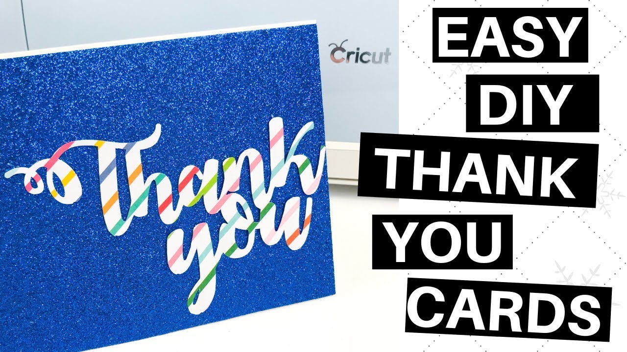 How to Make Thank You Cards with the Cricut Joy