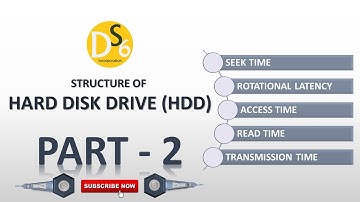 Hard Disk Drive - 2 | Seek Time | Rotational Latency | Access Time | Read Time |Transmission Time |
