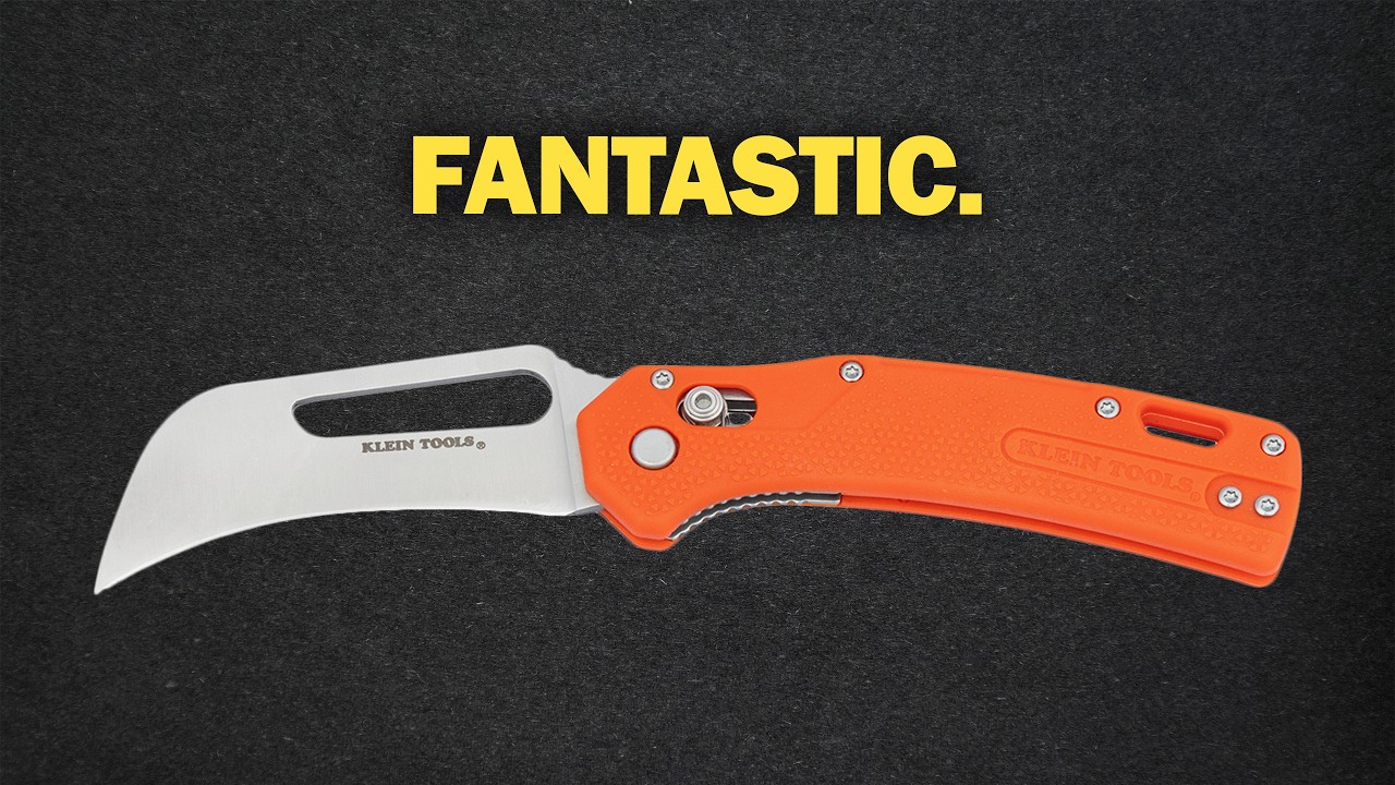 Klein Hawkbill Cable Skinning Knife | My New favourite Knife!