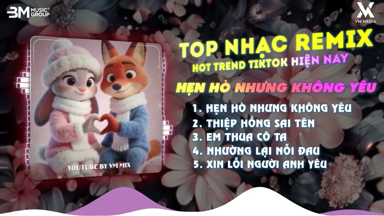 Hẹn Hò Nhưng Không Yêu, Thiệp Hồng Sai Tên, Em Thua Cô Ta - TOP Nhạc Remix Hot TikTok Hay Nhất 2026
