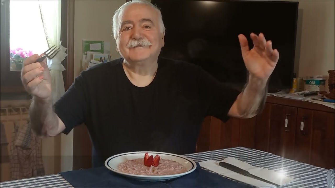 Risotto con prosecco e fragole (videoricetta n° 1137)