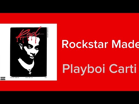 Playboi Carti - Rockstar Made / (Lyrics Video)