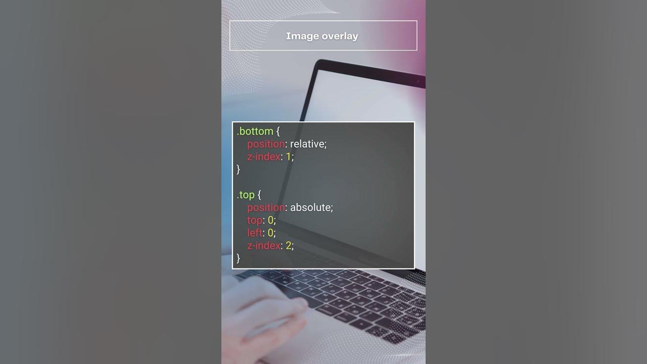 CSS - How to overlay one image on top of another #css #image #overlay # ...