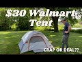 Can You Go Camping In A $30 Walmart Tent?? ($30 - 3 Person Ozark Trail Tent Review)