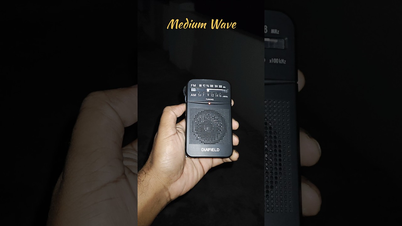 Diafield Pocket Radio पर Medium Wave Tuning 🔥