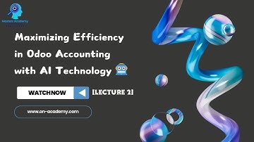 Maximizing Efficiency in Odoo Accounting with AI Technology 🤖