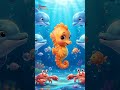 Canción del Pequeño Caballito de Mar - Little Seahorse Song| Rhymes for Kids | Galatta Kids | Shorts