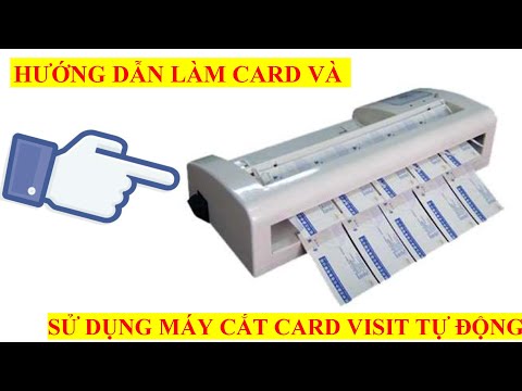 Hướng dẫn làm card visit