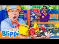 Blippi & Meekah Play a Vehicle Sink or Float Game! 💦