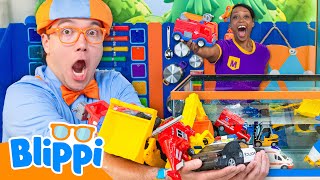 Blippi & Meekah Play a Vehicle Sink or Float Game! 💦