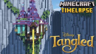 Rapunzel's Tower from Tangled  Minecraft Timelapse