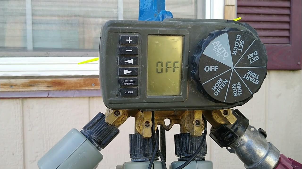 HOW I USE MY ORBIT WATER TIMER ON LAWN & GARDEN. YouTube