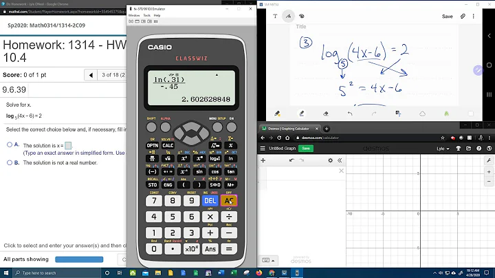 College Algebra - MyLab Math - HW#7: Question #3