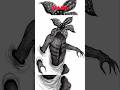 Demogorgon Drawing Easy/ Stranger things/ monster drawing/ #ytshorts #shorts #art