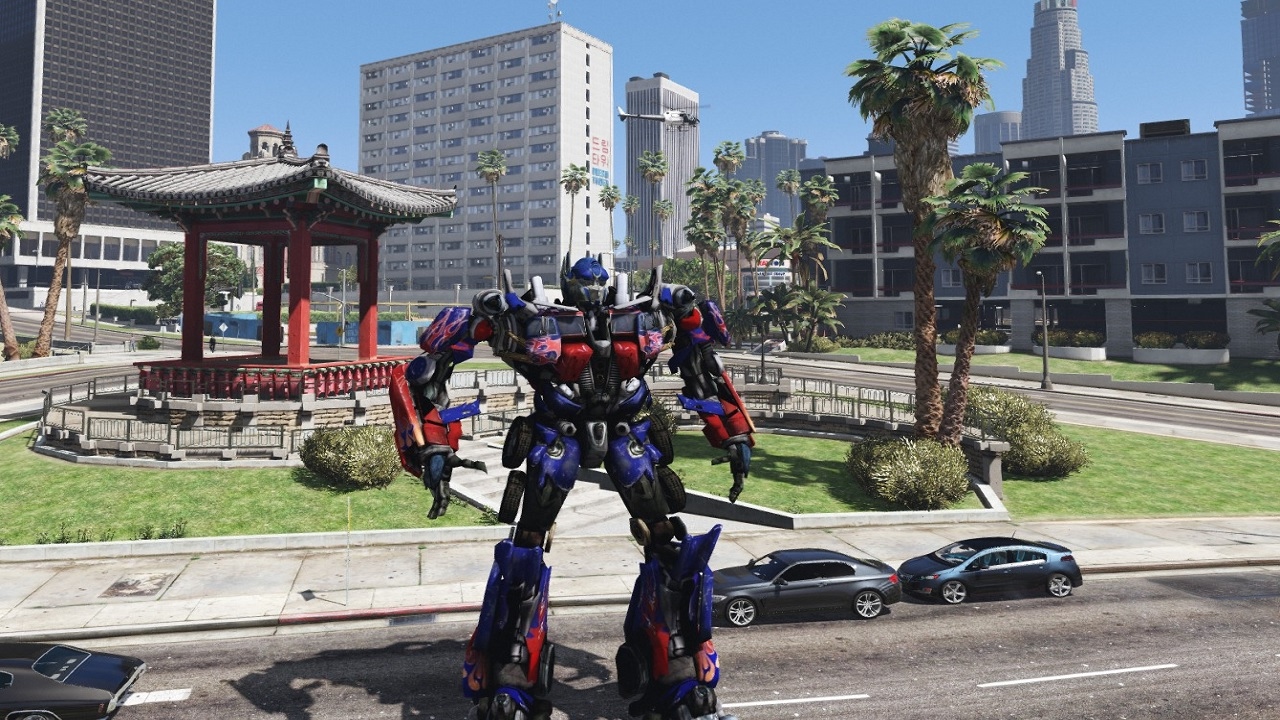 Optimus Prime Transformers Gameplay GTA V Mods - Optimus Prime Transformers Gameplay GTA V Mods