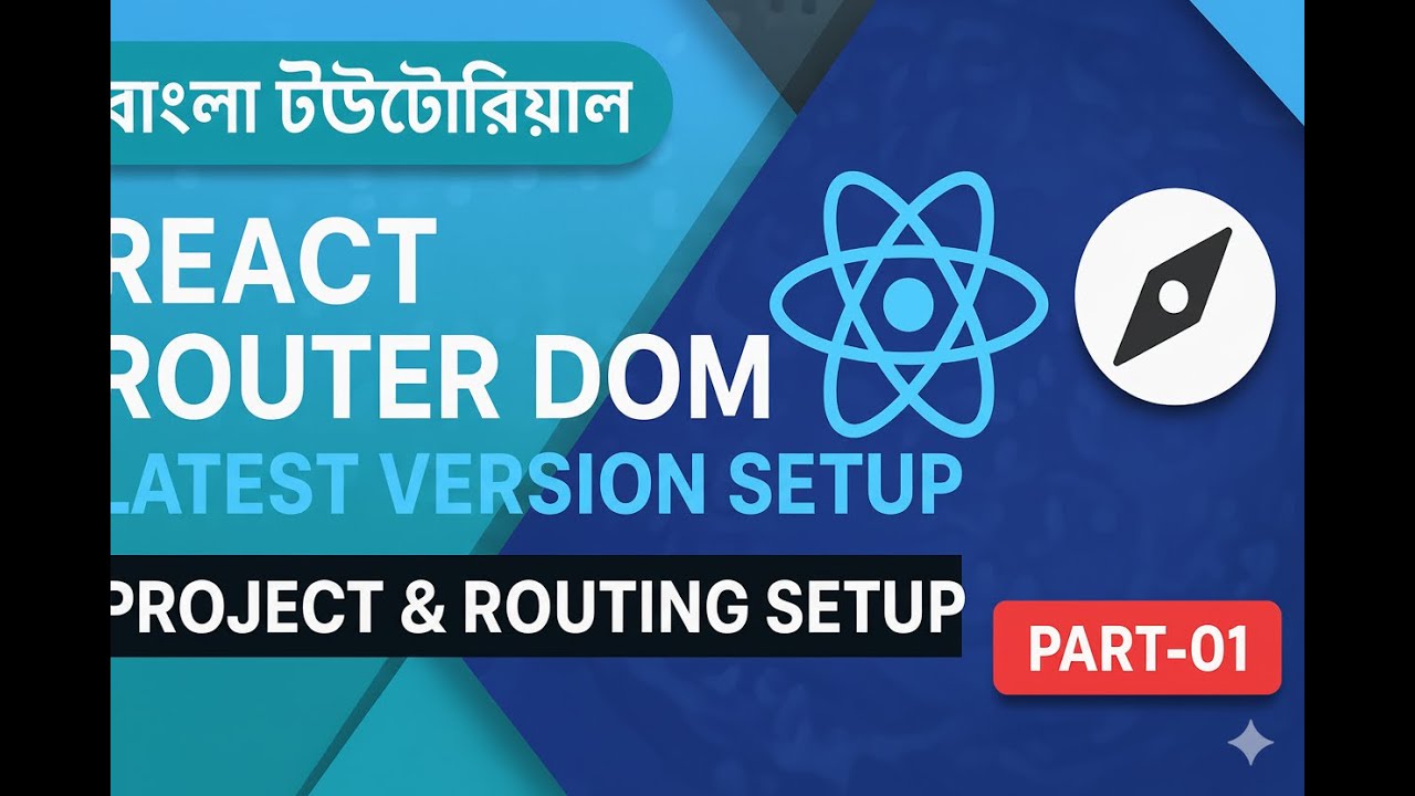 React Router DOM Latest Version Setup | Project & Routing Setup Part 01 ...