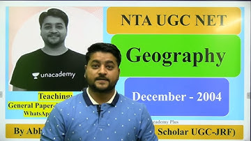 Geography || Practice Session || NTA UGC NET/SET/Assistant Professor