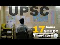 A day of a upsc aspirant  24 hours in 24 minutes  on timelapse  full day study vlog