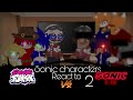Sonic characters react to FNF Vs. Sonic.EXE 2.0 mod. (Gacha Club) (Part 2)