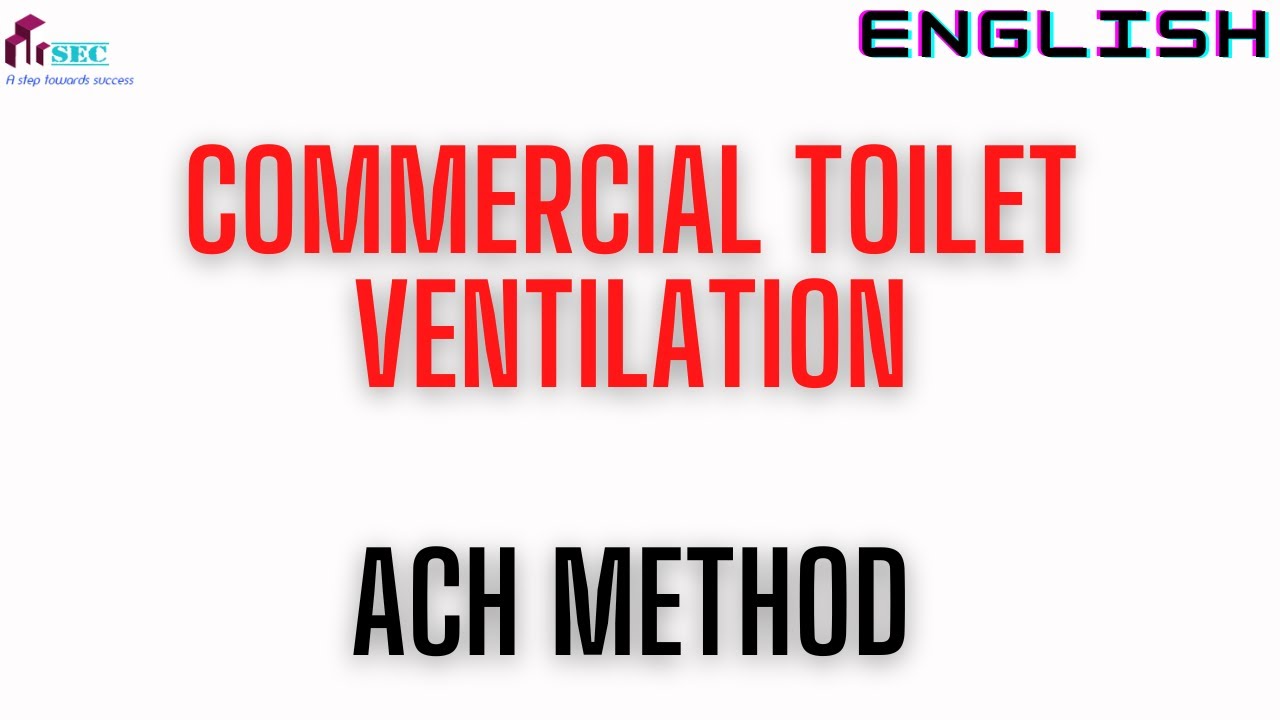 Commercial Toilet ventilation YouTube