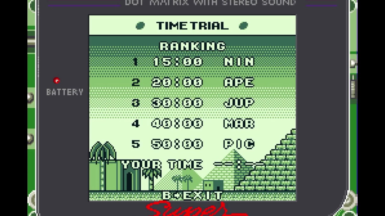 "Mario's Picross" Music : 12 - Time Trial Ranking