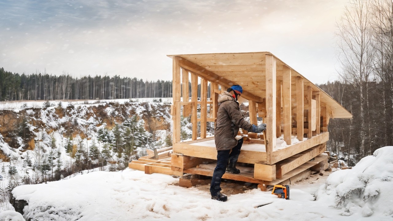 I Built a HOUSE in 30 DAYS in an Abandoned Career! - YouTube
