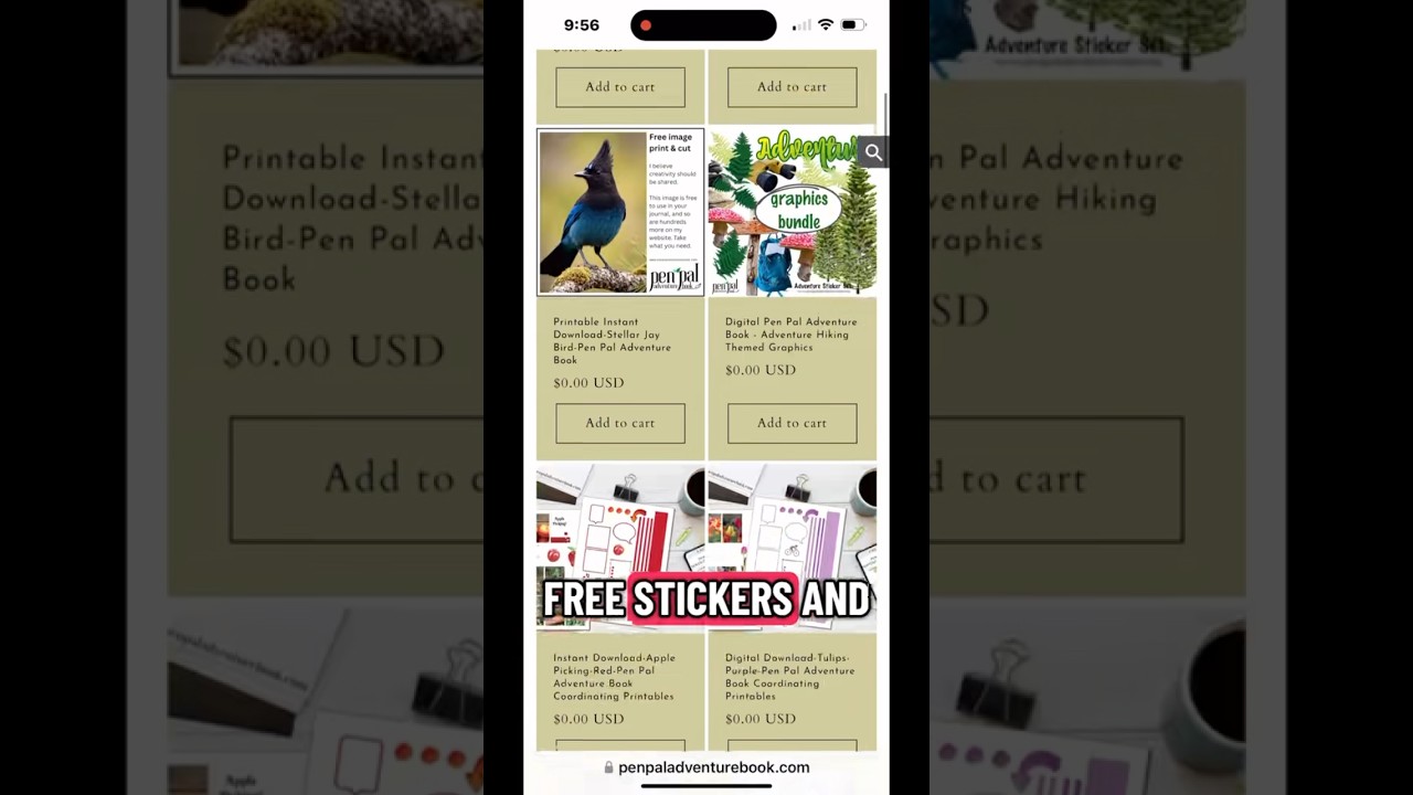 Free Printable Junk Journal Paper and Stickers!!