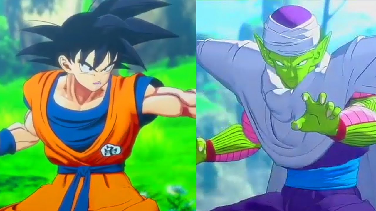 Goku vs Piccolo First Fight Scene with Gohan Dragon Ball Z Kakarot ...