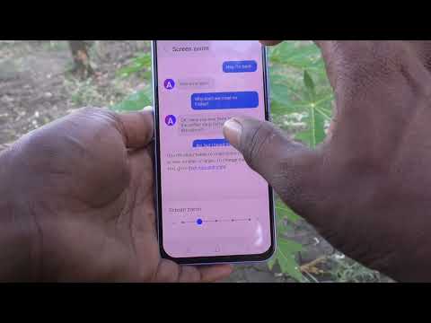 How to change screen zoom in Samsung Galaxy A34 5G