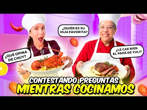 COOKING AND ANSWERING YOUR QUESTIONS WITH MY MOM 🤔😱😰| Yulis