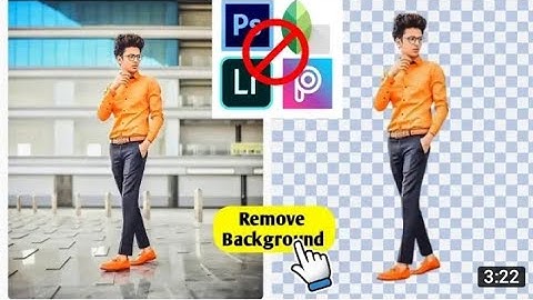 How to Remove Background Picture , Change/Remove photo in One Click | @manoj dey