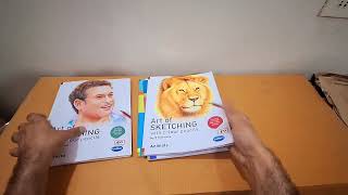 Unboxing &amp; Review: Navneet Calligraphica, Pencil Shading &amp; Sketching Books | Art Books for Kids