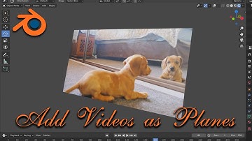 Add videos as planes | Basic Blender beginners tutorial