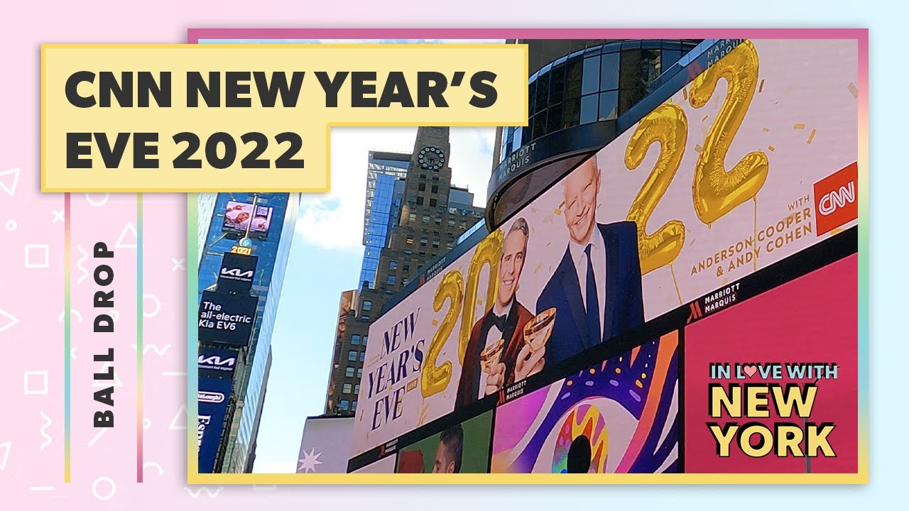 CNN Promotes "New Year's Eve Live 2022" with Anderson Cooper & Andy