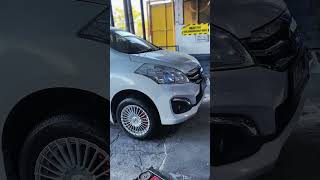 Mobil Ertiga Modif Ganti Velg STandart Ke Velg Amarasi Ring 15 Plus Ban Accelera 185 65 R15