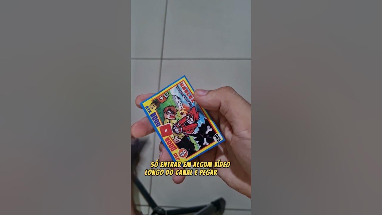 200 Cards ROBLOX = 50 pacotinhos