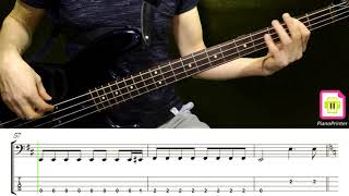 Queen - The Show Must Go On (Bass Cover with Tabs&Sheet Music) chords