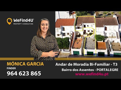 1º andar Moradia Bi-Familiar T3 - Portalegre