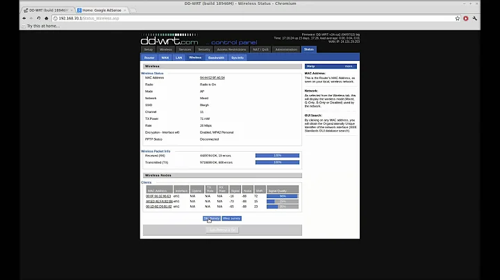 DD-WRT: Better Wifi Range & Speed By Changing your Channel