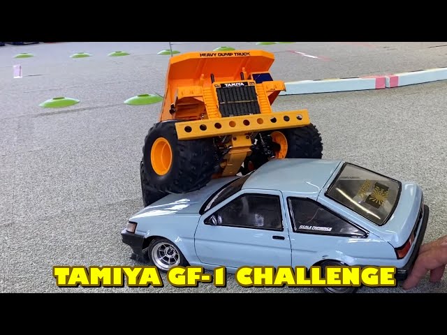 TAMIYA GF-1 CHALLENGE！タミヤ ヘビーダンプのクローラー！！ - YouTube