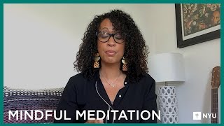 Melissa Carter Leads a Mindful Minute for the Black Community