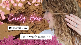 Making Rhassoul Clay Shampoo  Natural Products | Hair Wash Routine