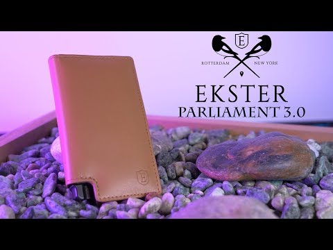 Video: „Ekster“parlamento Piniginė Yra Puiki RFID, Apsauganti Kasdienį Nešimą